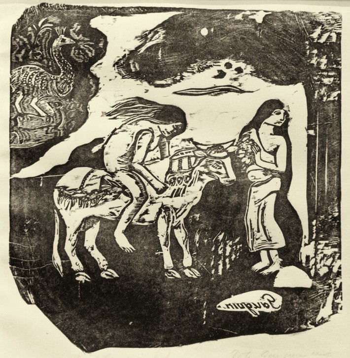 Paul Gauguin, L’enlèvement d’Europe (Mythologie,Völkerkunde,Entführung,Französische Kunst,Stier (Tier),Griechisch-Römische Mythologie,Land Und Leute)