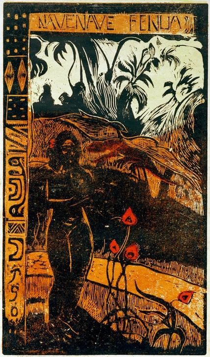 Paul Gauguin, Nave Nave Fenua (Frau,Kunst,Völkerkunde,Akt,Französische Kunst,Land Und Leute)