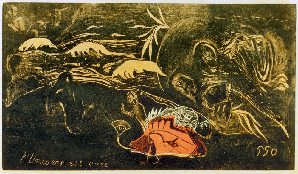 Paul Gauguin, L’Univers est creé (Kunst,Religion,Schöpfungsmythen,Völkerkunde,Naturreligion,Französische Kunst,Land Und Leute)
