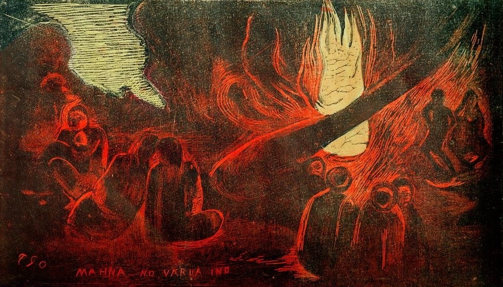 Paul Gauguin, Mahana No Varua Ino (Feuer,Tanz,Völkerkunde,Französische Kunst,Land Und Leute)