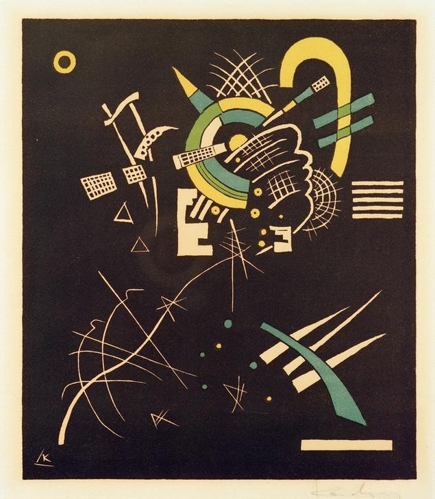 Wassily Kandinsky, Kleine Welten, Blatt 7 (Abstrakte Kunst,Russische Kunst)