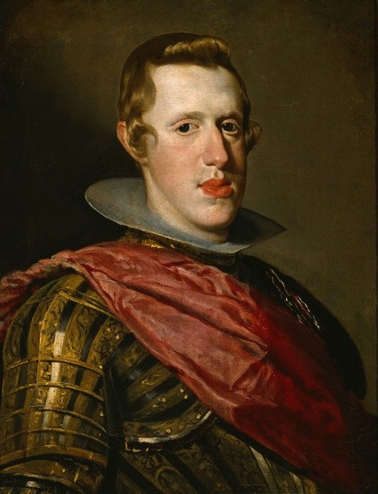 Diego Rodriguez de Silva y Velasquez, Philipp IV. von Spanien (Geschichte,König,Mann,Barock,Portrait,Habsburger,Spanische Kunst,Lippen,Habsburgerlippe,Hässlichkeit,Person)