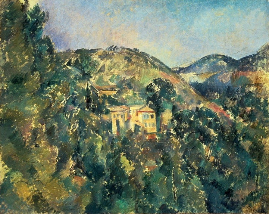 Paul Cézanne, La Colline des Pauvres (Landschaft,Impressionismus,Französische Kunst,Hügel)