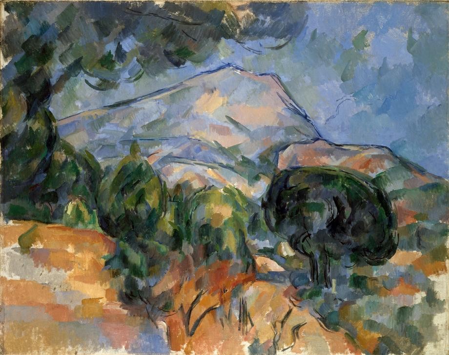 Paul Cézanne, La Montagne Sainte-Victoire (Landschaft,Impressionismus,Französische Kunst,Berg)