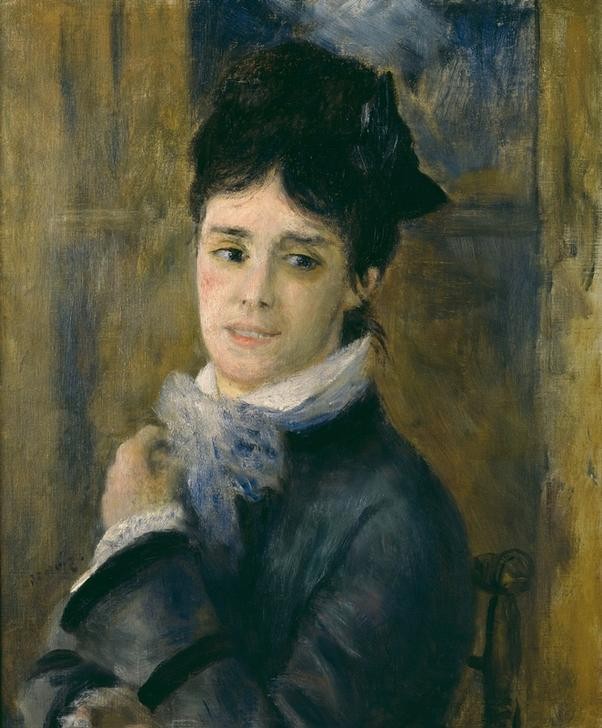 Claude Monet, Portrait de Madame Claude Monet (Frau,Maler (Künstler),Impressionismus,Ehefrau Von Berühmten,Portrait,Künstlerfrau,Französische Kunst,Brustbild,Person)