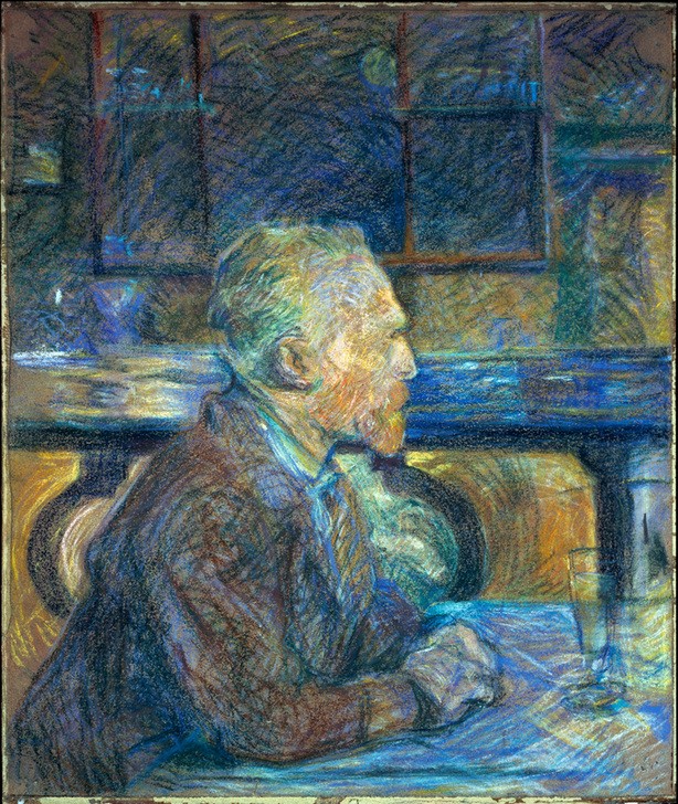 Henri de Toulouse-Lautrec, Bildnis Vincent van Gogh (Künstler,Maler (Künstler),Mann,Portrait,Französische Kunst,Person)