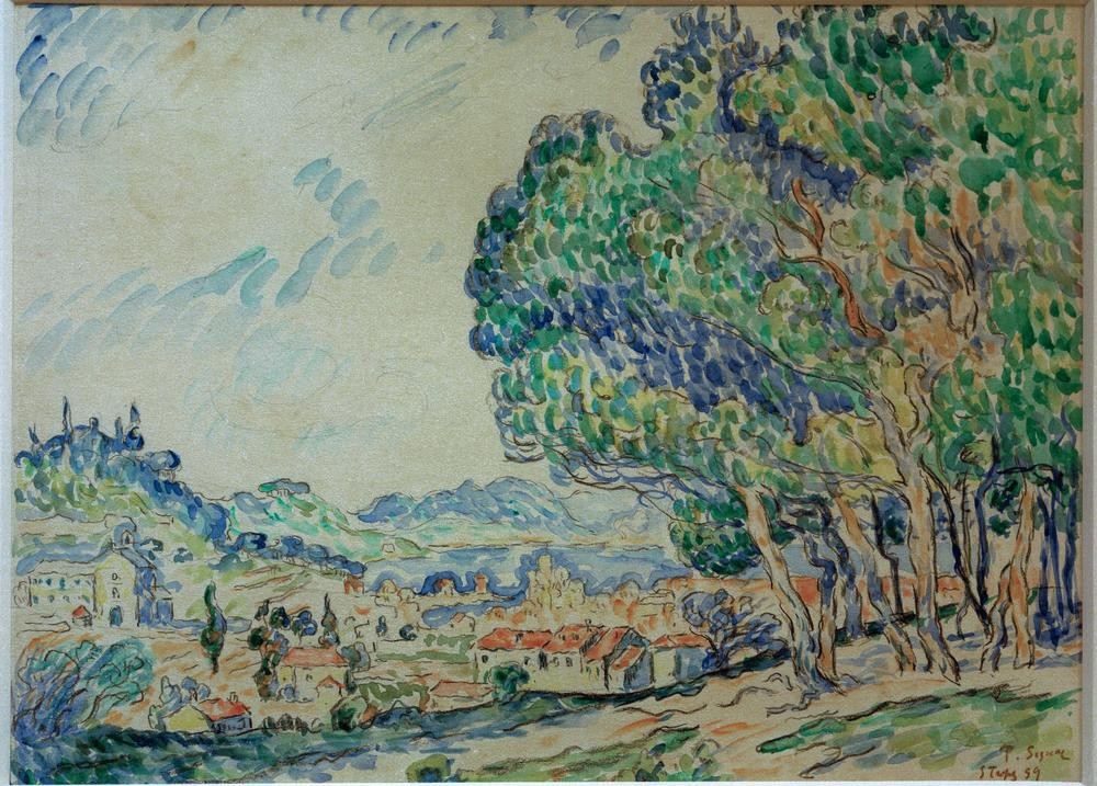 Paul Signac, Saint-Tropez  (Natur)