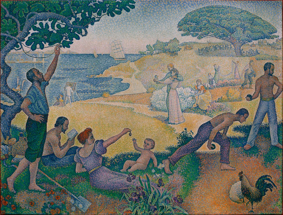 Paul Signac, Au temps de l’harmonie – L’Age d’or n’est pas dans le passé  (Religion und Glaube)
