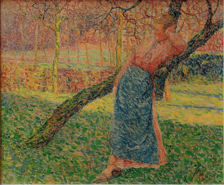 Modeste Huys, Femme dans un verger  (Mensch und Gesellschaft)