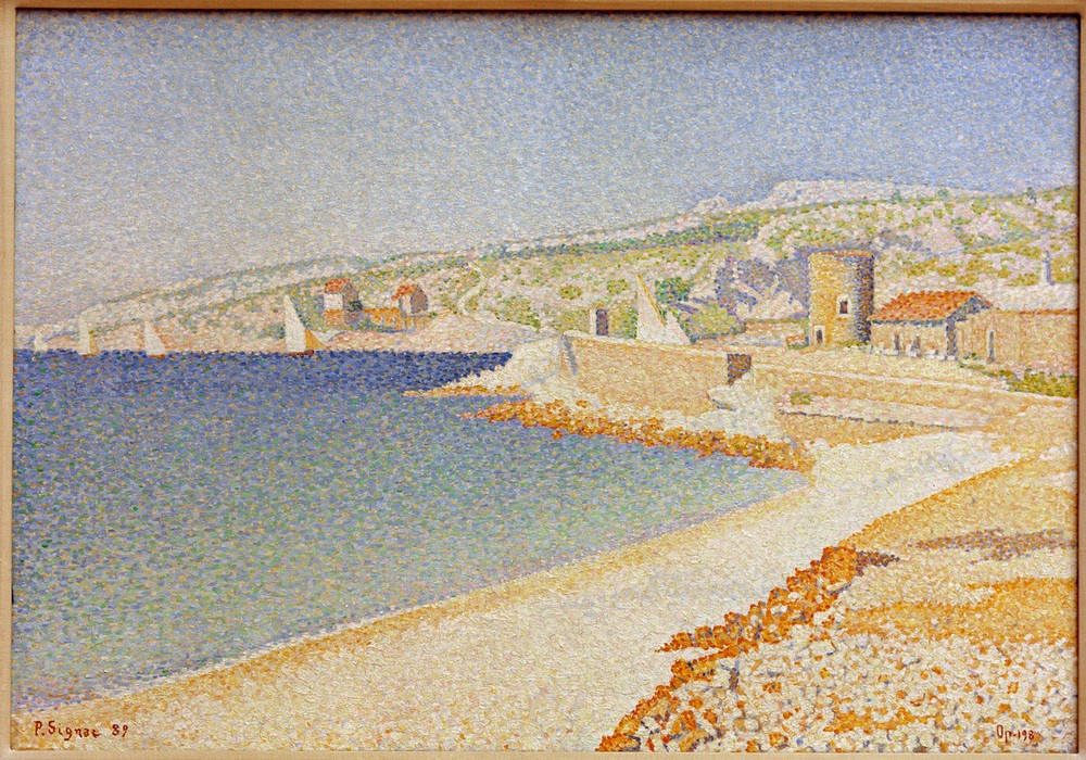 Paul Signac, La jetée de Cassis (Opus 198)  (Orte und Reise