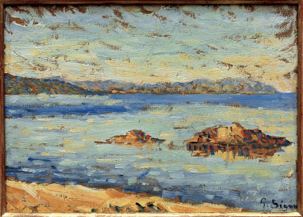 Paul Signac, Saint-Tropez, calme  (Natur)