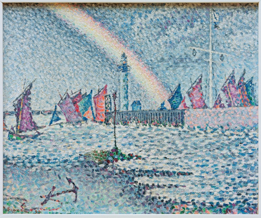 Paul Signac, Entrée du port de Honfleur  (Orte und Reise)