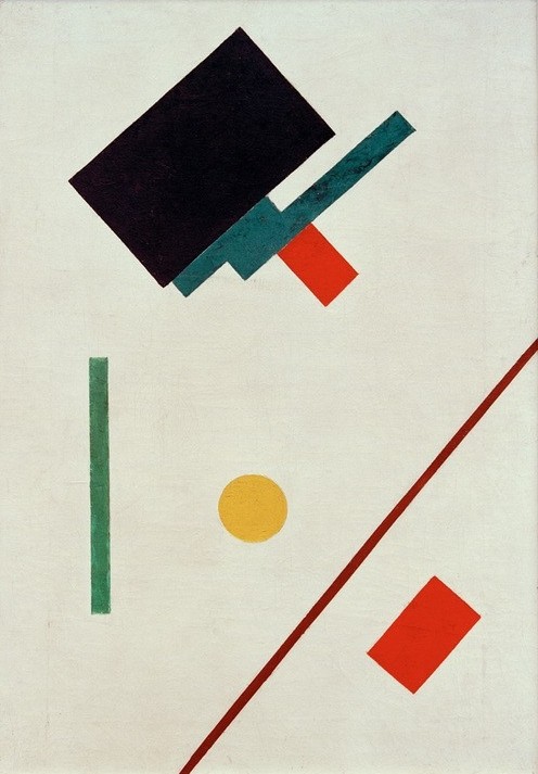Kasimir Malewitsch, Suprematismus (Kunst,Geometrisch,Abstrakte Kunst,Russische Kunst,Kreis,Suprematismus,Ukrainische Kunst,Rechteck,Farbigkeit)