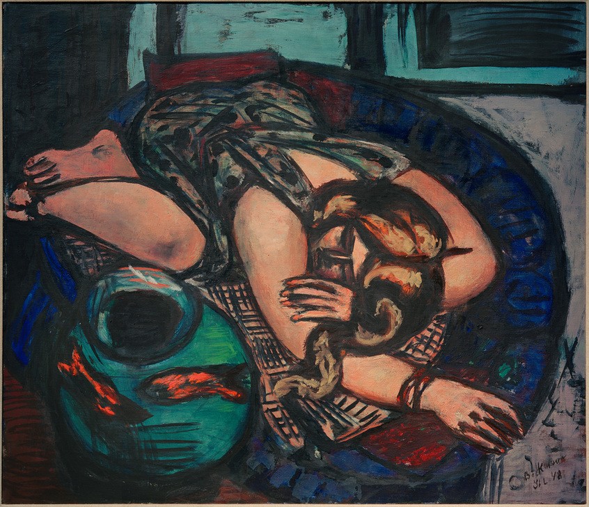 Max Beckmann, Ruhendes Mädchen (Kunst,Mensch und Gesellschaft)