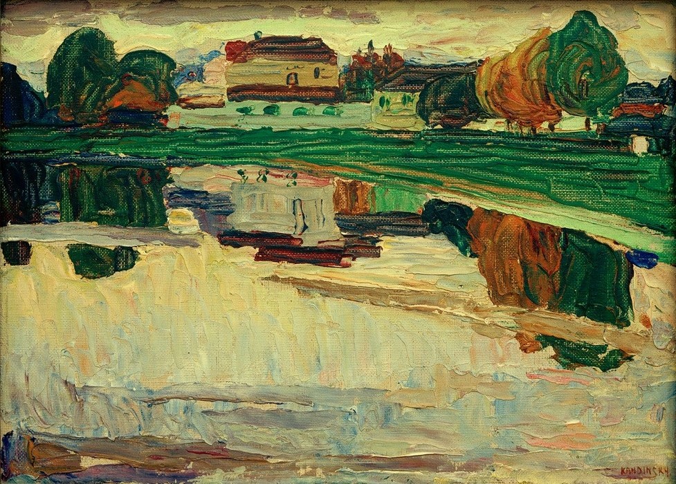 Wassily Kandinsky, Nymphenburg (Garten Und Park,Geographie,Kunst,Park,Schlosspark,Wasser,Spiegelung,Russische Kunst,Jahrhundertwende,Topographie)