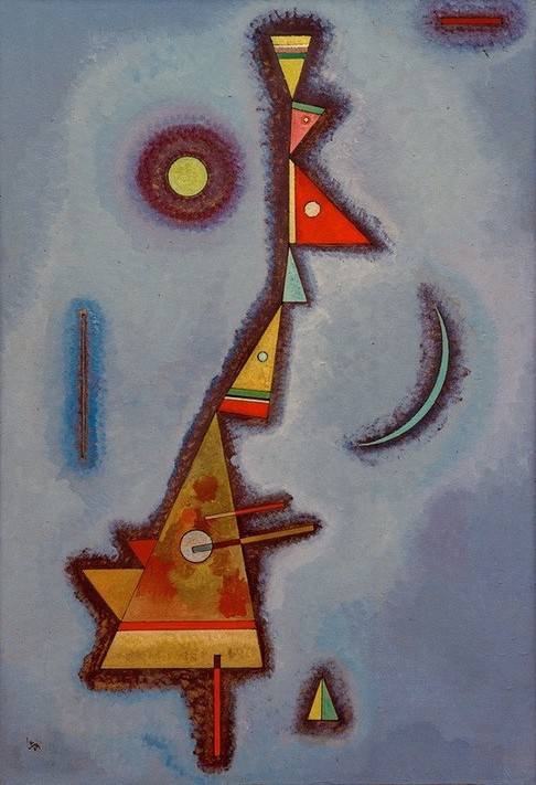 Wassily Kandinsky, Stubborn (Bauhaus,Kunst,Expressionismus,Abstrakte Kunst,Russische Kunst,Abstraktion,Farbigkeit,Sturheit,Farbe)