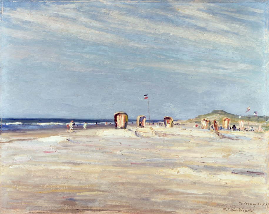 Julian Klein von Diepold, Norderney (Insel,Deutsche Kunst,Küste,Kunst,Landschaft,Freizeit,Seebad,Strand,Reise,Privatsammlung)