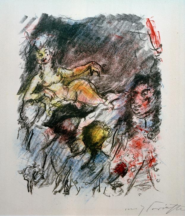 Lovis Corinth, Am Dresdner Hof (Deutsche Kunst,Erotik,Frau,Kunst,Pornographie,Mann,Mensch,Akt,Voyeurismus,Exhibitionismus,Nacktheit,Sexualität,Schaulust,Sinnlichkeit)