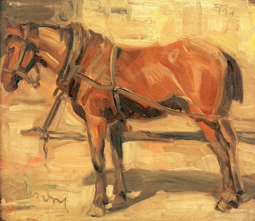 Franz Marc, Kleine Pferdestudie (Deutsche Kunst,Pferd (Tier),Zoologie)