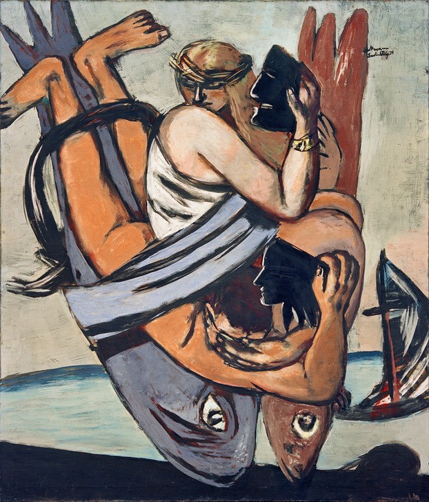 Max Beckmann, Reise auf dem Fisch (Kunst,Mensch und Gesellschaft)