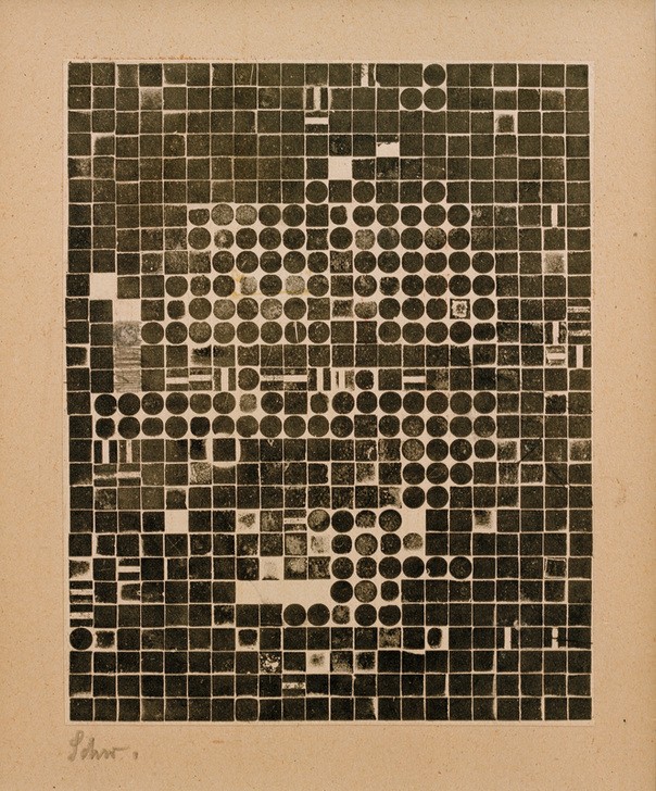 Kurt Schwitters, Die Quadratur des Zirkels - gelöst! (Dadaismus,Geometrie,Kunst,Mathematik,Quadratur Des Kreises)