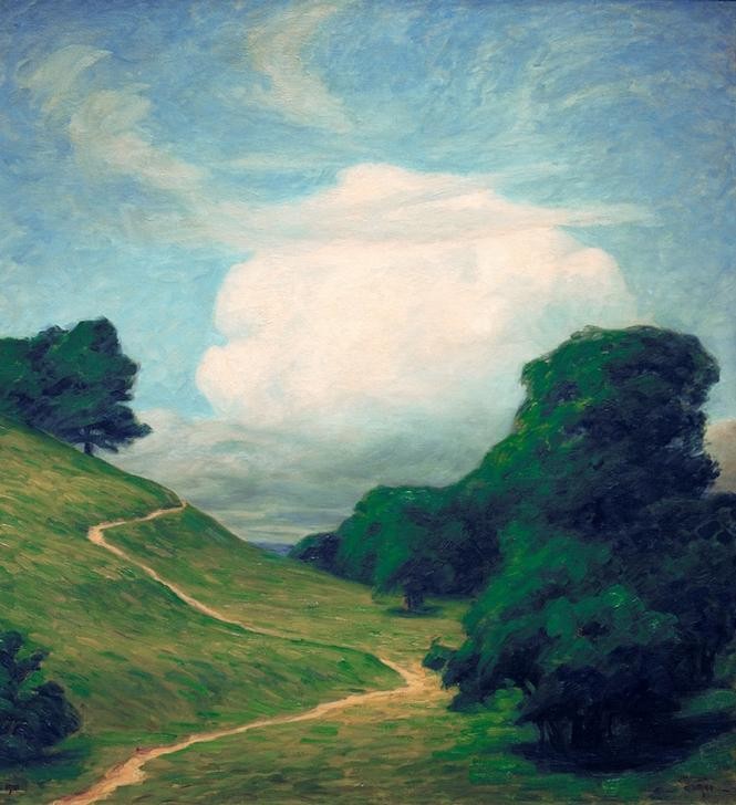 Eugen, Prinz von Schweden, Die Wolke (Himmel (Natur),Jugendstil,Landschaft,Meteorologie,Wolke,Symbolismus,Weg,Schwedische Kunst)