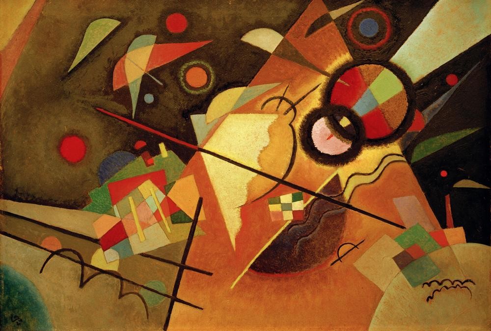 Wassily Kandinsky, Gelbe Spitze (Bauhaus,Abstrakte Kunst,Russische Kunst)
