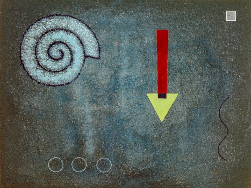 Wassily Kandinsky, Grüne Spitze (Pfeil,Abstrakte Kunst,Russische Kunst,Spirale)