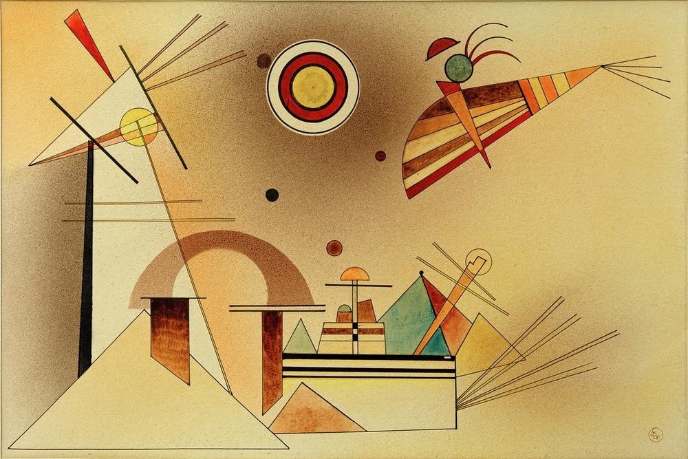 Wassily Kandinsky, Vermindertes Gewicht (Abstrakte Kunst,Russische Kunst)