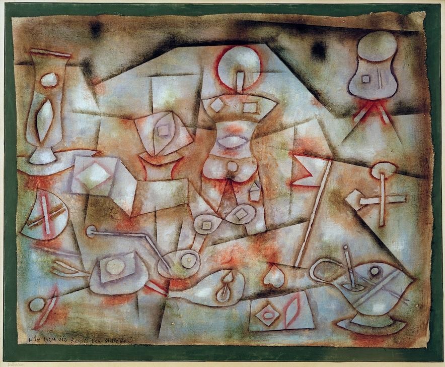 Paul Klee, Requisiten Stilleben (Bauhaus,Deutsche Kunst,Kunst,Theater,Stillleben,Schweizerische Kunst,Requisiten)