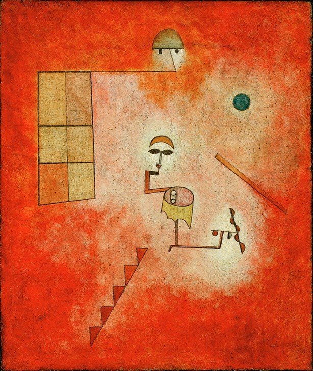 Paul Klee, Zauberkünstler (Deutsche Kunst,Fahrendes Volk,Gesellschaft,Zauberkünstler,Schweizerische Kunst)