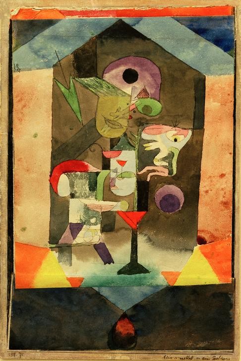 Paul Klee, Erinnerungsbild an eine Empfängnis (Biologie,Deutsche Kunst,Schwangerschaft,Mutter,Schweizerische Kunst,Empfängnis,Befruchtung)