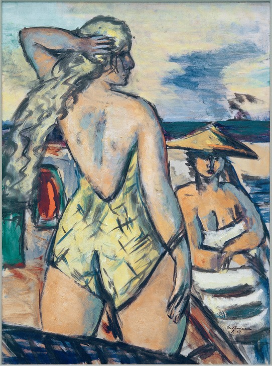 Max Beckmann, Mädchen am Meer (Kunst,Mensch und Gesellschaft)