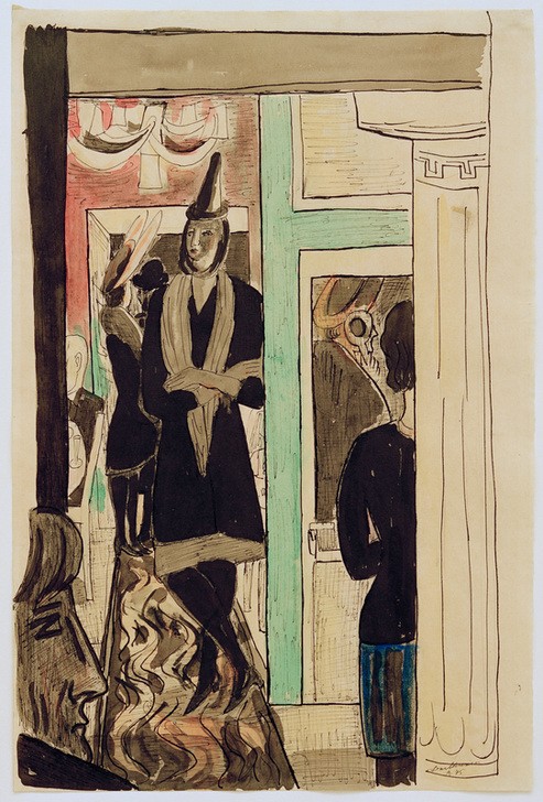 Max Beckmann, Cafe (Telefon) (Kunst,Mensch und Gesellschaft)