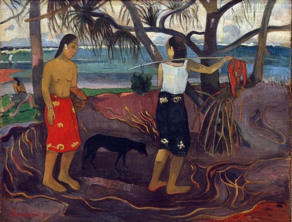 Paul Gauguin, I raro te Oviri (Frau,Strand,Transport,Völkerkunde,Naturvölker,Französische Kunst,Exotik,Frauenleben,Synthetismus,Land Und Leute)