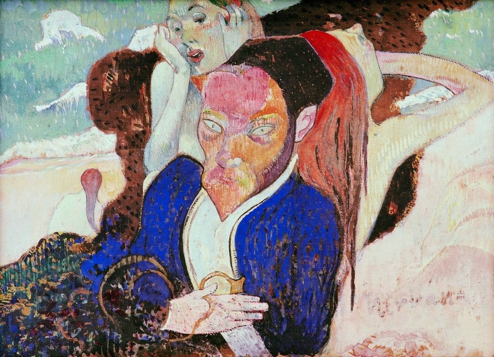 Paul Gauguin, Nirwana (Künstler,Maler (Künstler),Mann,Portrait,Halluzination,Inspiration,Französische Kunst,Synthetismus,Schule Von Pont-Aven,Person,Phantasie)