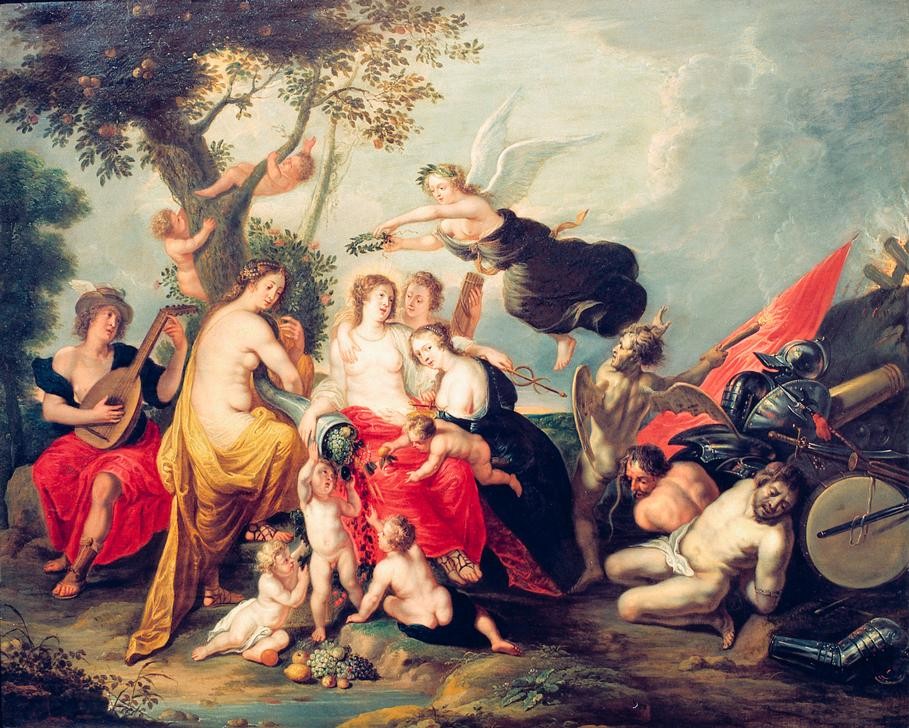 Peter Paul Rubens, Frieden und Krieg (Flämische Kunst,Geschichte,Krieg,Dreissigjähriger Krieg,Barock,Allegorie,Friede,Niederländische Kunst)