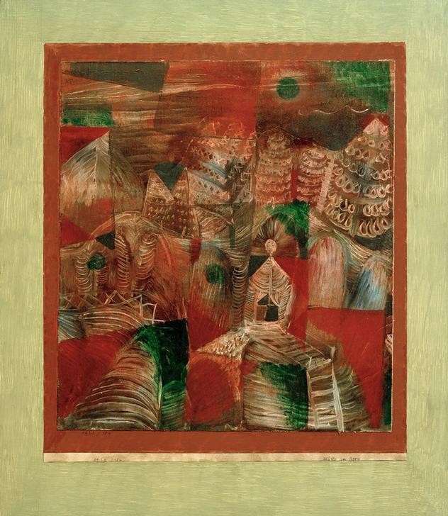 Paul Klee, Hütte am Berg (Deutsche Kunst,Landschaft,Schweizerische Kunst)