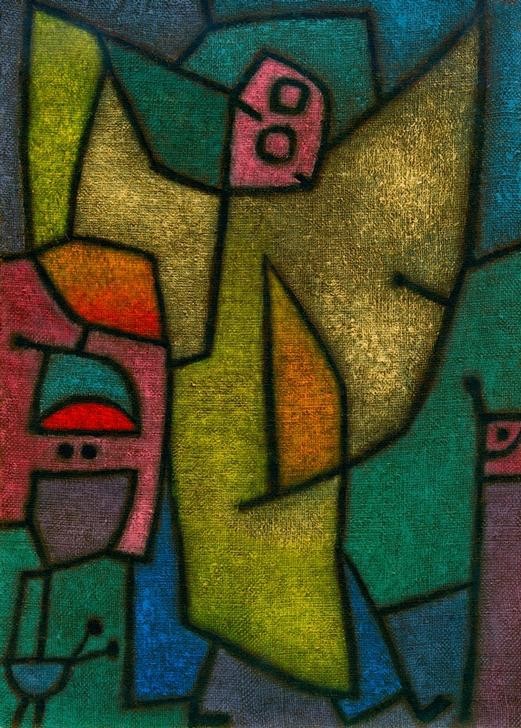 Paul Klee, Angelus Militans (Christentum,Engel,Krieg,Kunst,Religion,Posaune,Apokalypse,Schweizerische Kunst,Zweiter Weltkrieg)