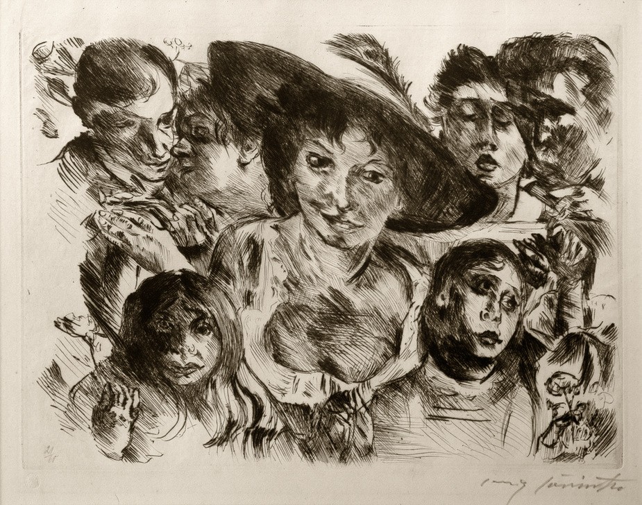 Lovis Corinth, Freude am Leben (Deutsche Kunst,Frau,Gruppenbild,Kind,Kunst,Liebe,Liebespaar,Mann,Mensch,Knabe,Lebensfreude)