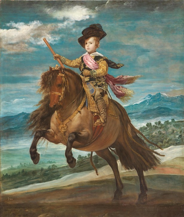 Diego Rodriguez de Silva y Velasquez, Prince Baltasar Carlos on Horseback