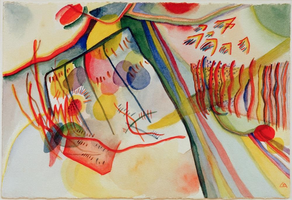 Wassily Kandinsky, Ohne Titel (Komposition) (Abstrakte Kunst,Russische Kunst)