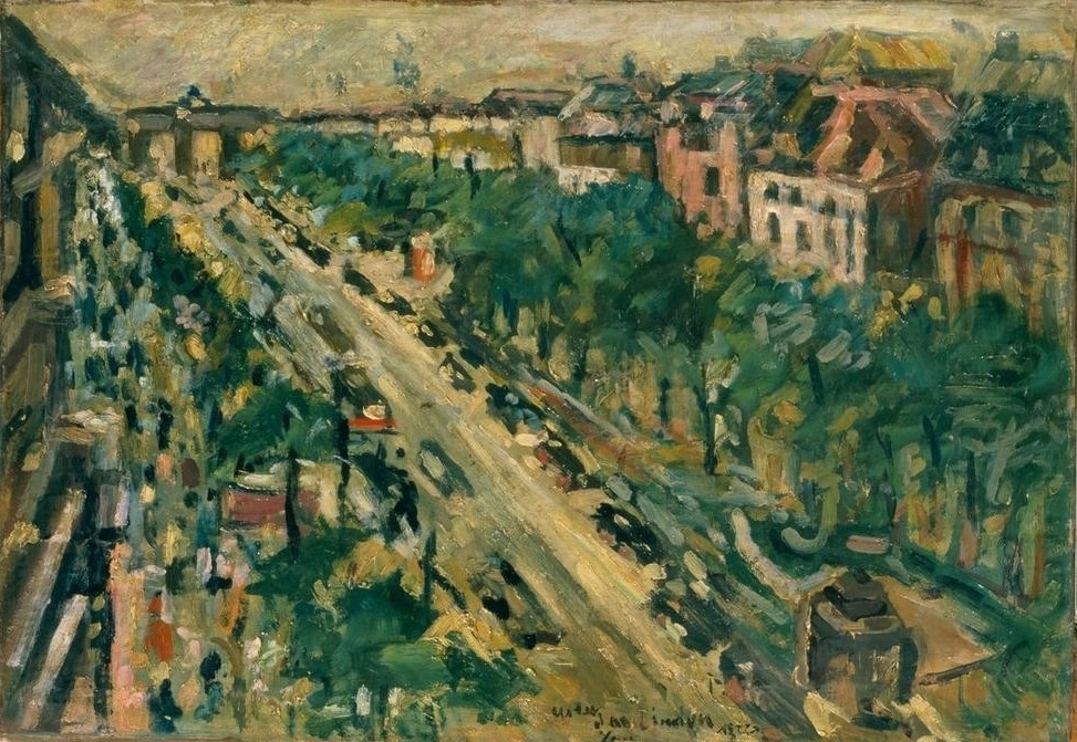 Lovis Corinth, Berlin, Unter den Linden (Deutsche Kunst,Geographie,Strasse (Allgemein),Impressionismus,Architekturdarstellung,Stadtlandschaft,Topographie)