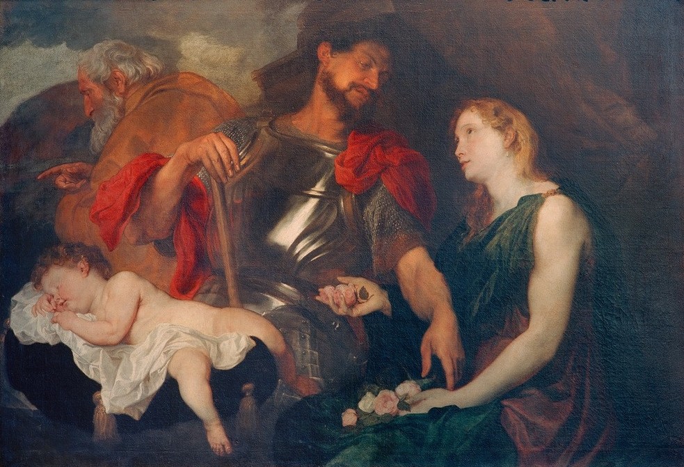 Anthonis van Dyck, Die vier Lebensalter des Menschen (Lebensalter, Menschen, Generationen, Alter,  Allegorie, Barock, Klassiker, Wunschgröße, Wohnzimmer)