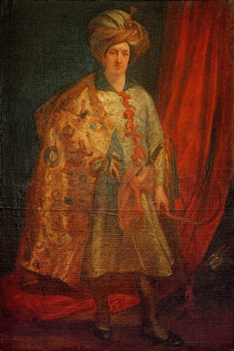 Anthonis van Dyck, Sir Robert Shirley (Diplomat, Persönlichkeit,   Mann, Tracht, Völkerkunde, Turban,Orientalismus, Portrait, Barock, Klassiker, Wunschgröße, Wohnzimmer)