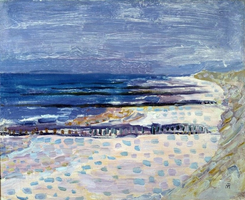 Piet Mondrian, Espigon En La Playa De Domburg