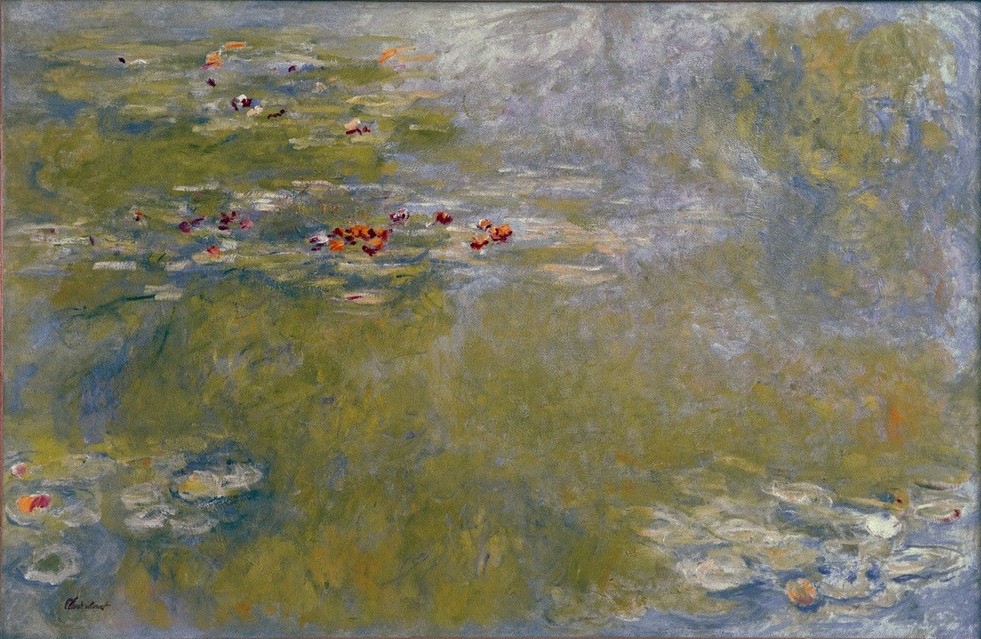 Claude Monet, Nymphéas (Botanik,Garten Und Park,Gewässer,Kunst,Landschaft,Wasser,Wasserpflanze,Impressionismus,See,Seerose,Französische Kunst,Blume,Zierteich,Gartenteich)