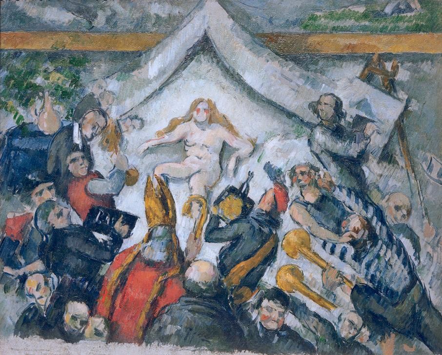 Paul Cézanne, Das Ewigweibliche (Erotik,Frau,Impressionismus,Begierde,Akt,Femme Fatale,Geschlechterrollen,Französische Kunst,Sexualität,Lustobjekt)