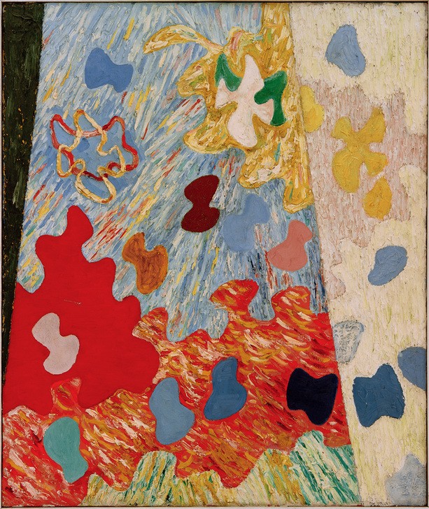 Wladyslaw Strzeminski, Sonnenansicht – Solarkomposition (Abstrakte Malerei, amorphe Formern, Muster, Wunschgröße, Suprematismus, Klassische Moderne, Wohnzimmer, Büro,)