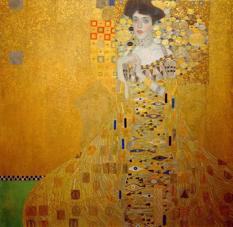 Gustav Klimt, Bildnis Adele Bloch-Bauer I  (Persönlichkeiten)